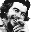 Che Guevara rindo