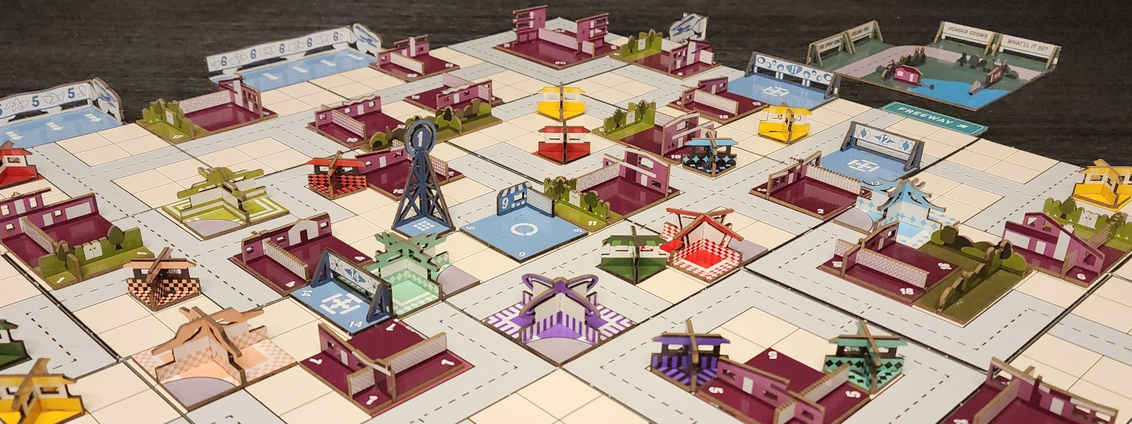 3D Tiles for Food Chain Magnate - Full Set