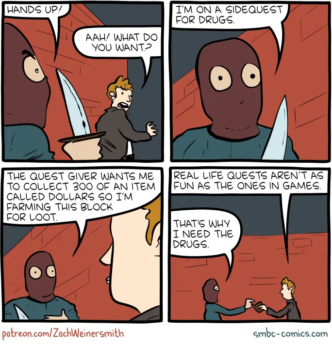 Saturday Morning Breakfast Cereal - Quest