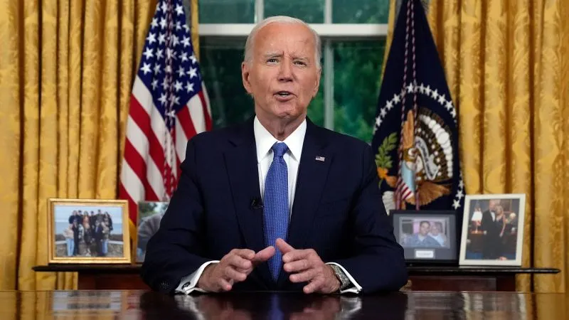 Biden calls his decision to step aside from 2024 race a matter of defending democracy | CNN Politics