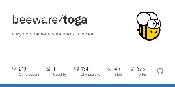 GitHub - beeware/toga: A Python native, OS native GUI toolkit.