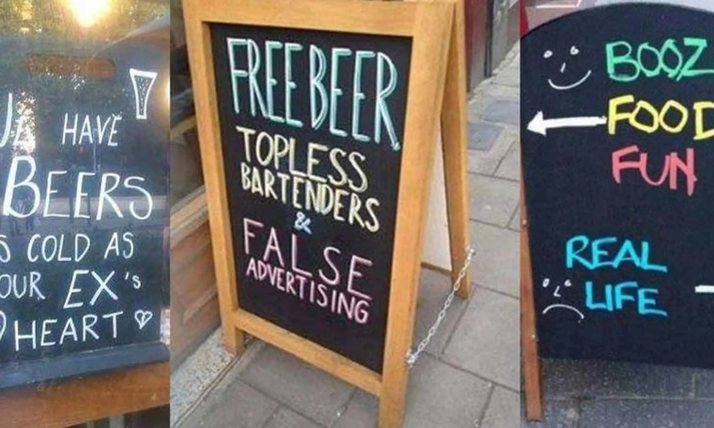 20 Of The Funniest Pub Signs From Around the World - Noticeboards Online