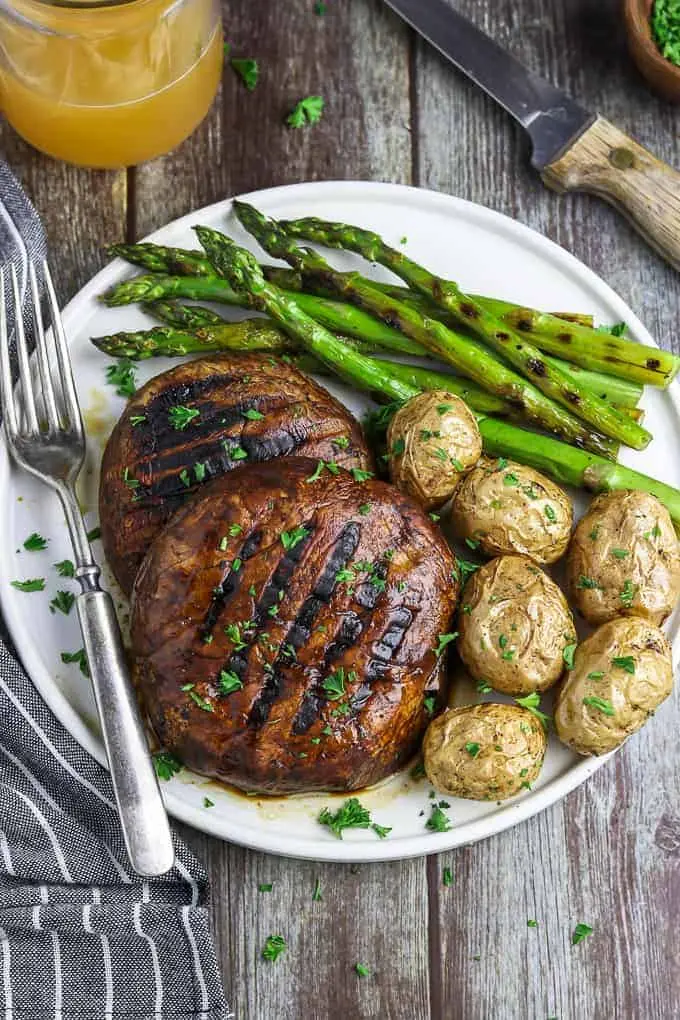 Grilled Portobello Mushroom Steaks