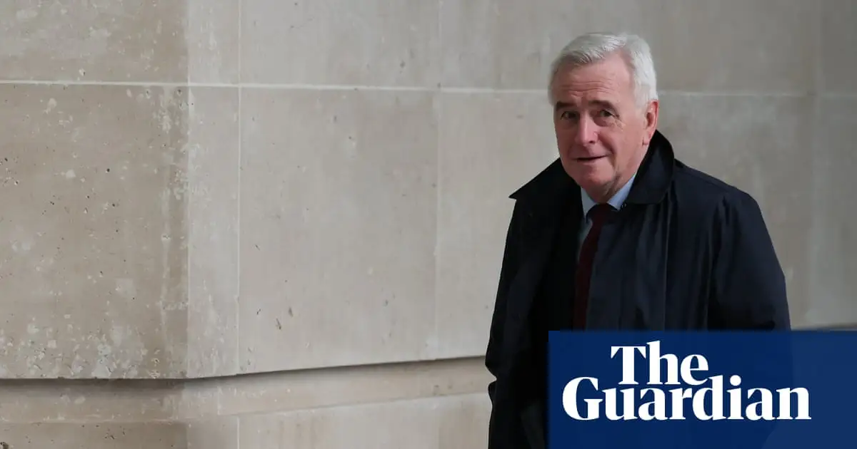 Britain risks shift to far right if Labour fails to enact ‘radical change’, says John McDonnell