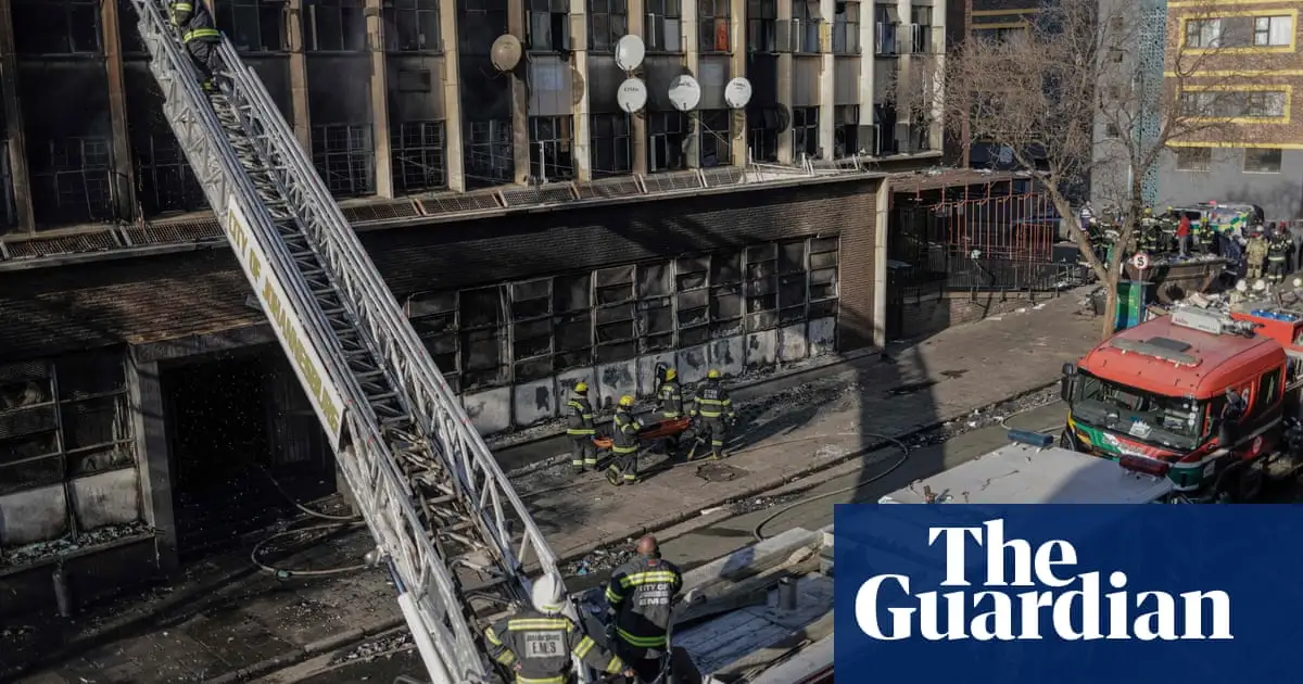 At least 73 killed as fire engulfs five-storey building in Johannesburg