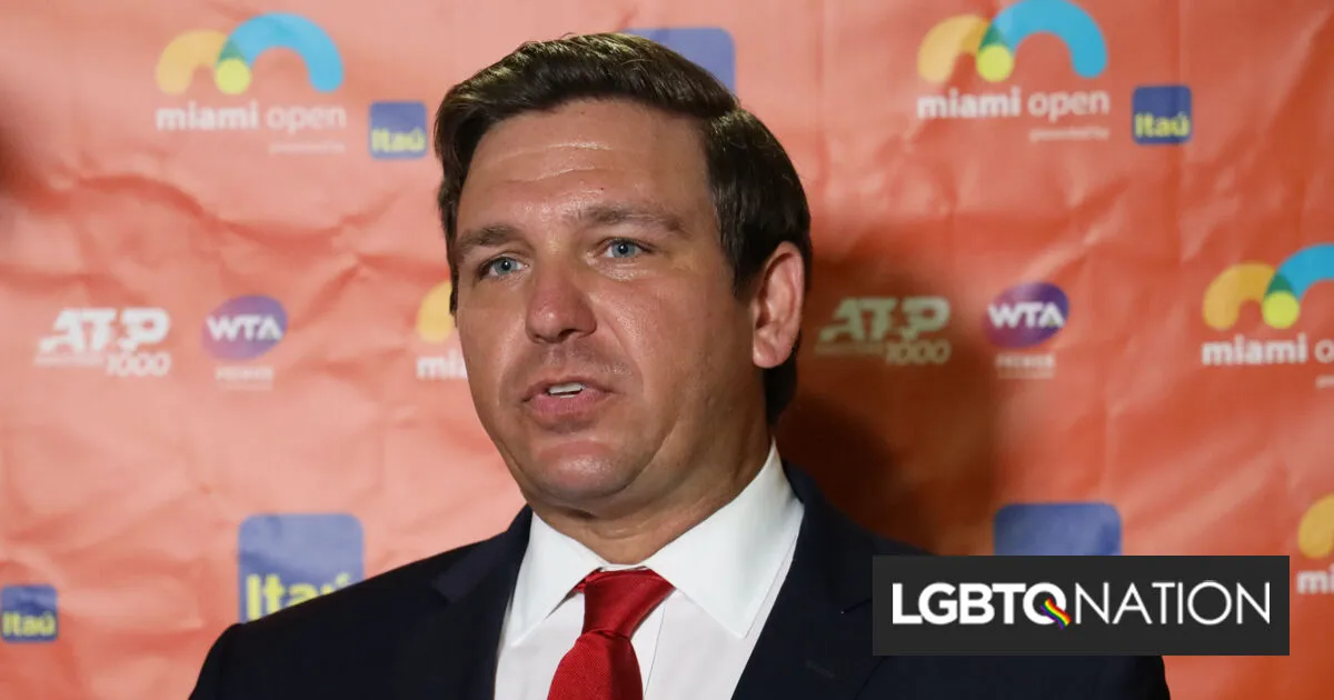 Ron DeSantis vetoes millions in arts grants to defund “sexual” theater festivals - LGBTQ Nation