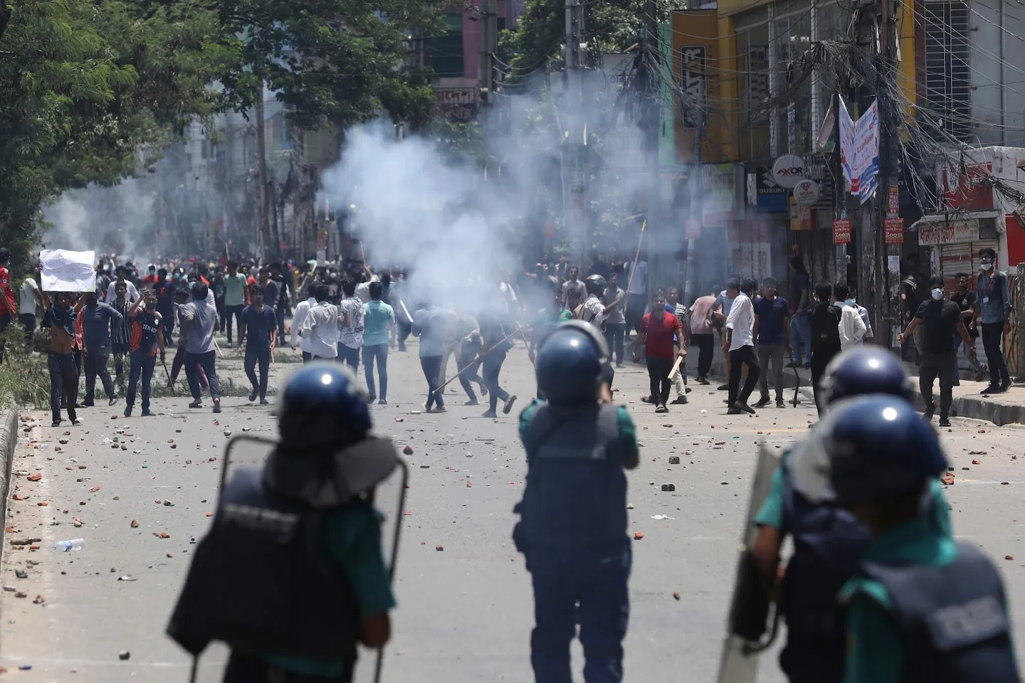 19 more die in Bangladesh clashes as student protesters try to impose a 'complete shutdown'