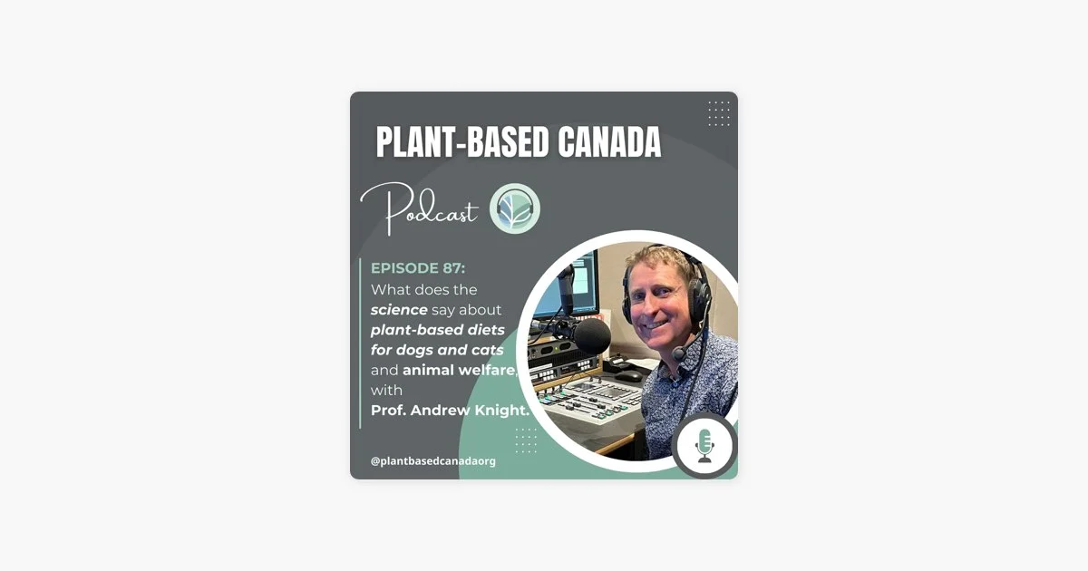 Episode 87: What does the science say about plant-based diets for dogs and cats and animal welfare, with Prof. Andrew Knight