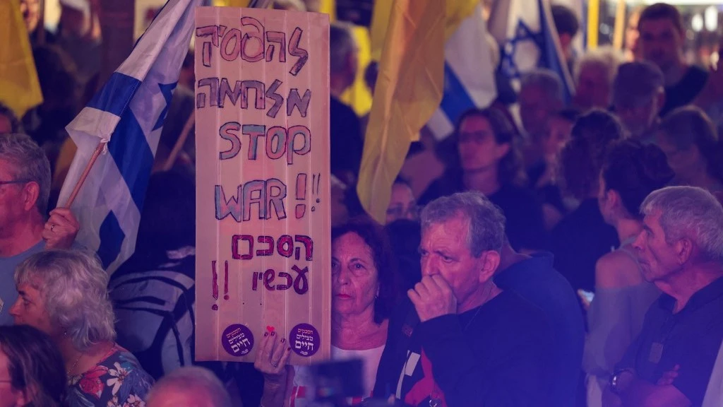 Half a million people protest against government in Israel