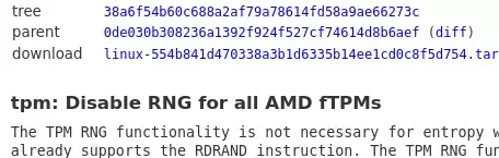 Linux Decides To Disable RNG On All AMD fTPMs