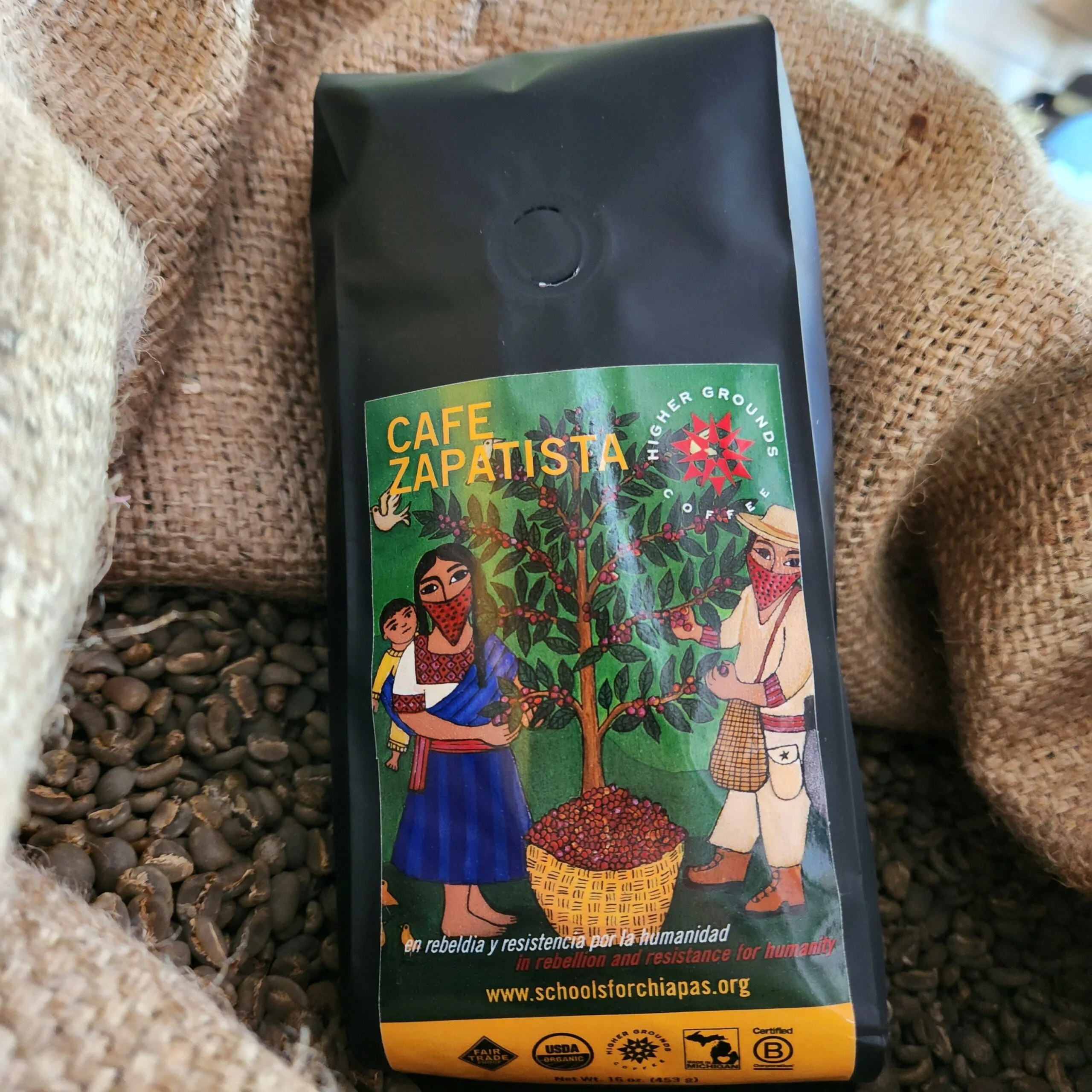 Café Zapatista ~ Zapatista Coffee - Schools for Chiapas