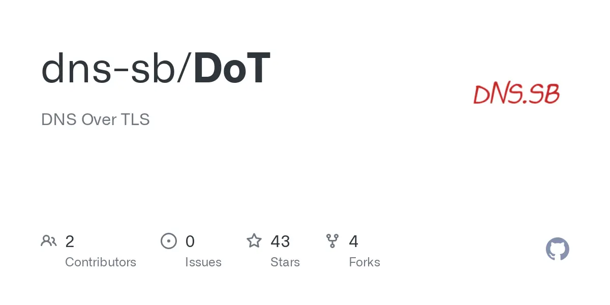GitHub - dns-sb/DoT: DNS Over TLS