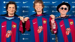 Barcelona enfrentará Real Madrid com logo dos Rolling Stones na camisa