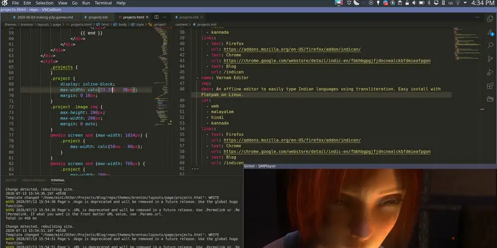 Watch Movies While You Code In i3 Window Manager !