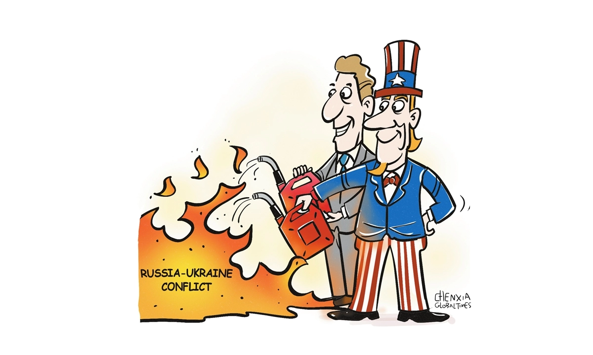 US, UK ‘want war,’ continue to fan the flames of the Russia-Ukraine conflict - Global Times