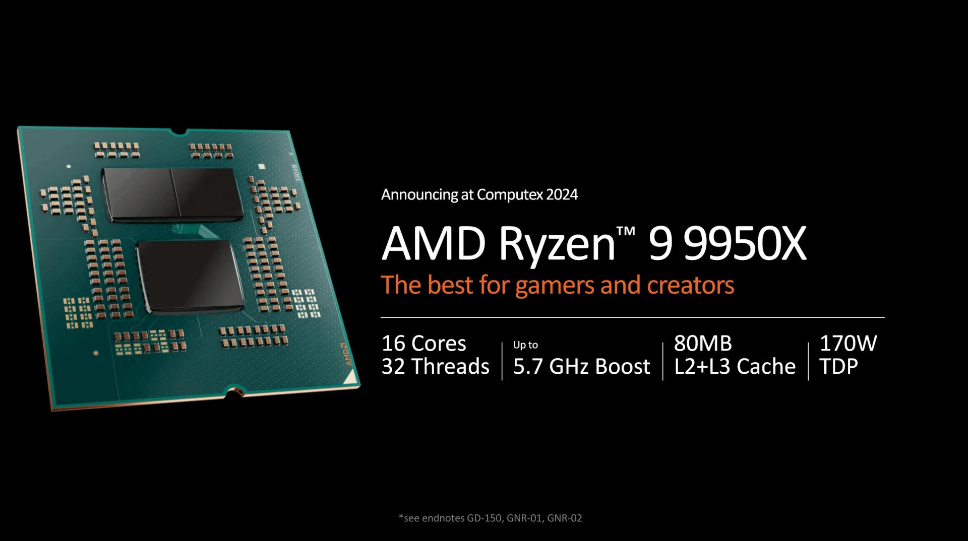 AMD Announces Ryzen 9950X, 9900X, 9700X, 9600X processors (ZEN5)