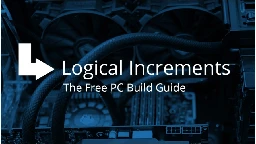 Logical Increments PC Buying Guide