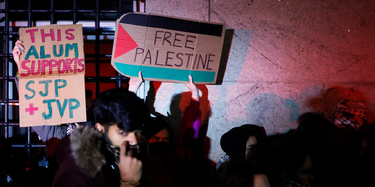 Columbia Scolds Students for “Unsanctioned” Gaza Rally Where They Were Attacked With Chemicals