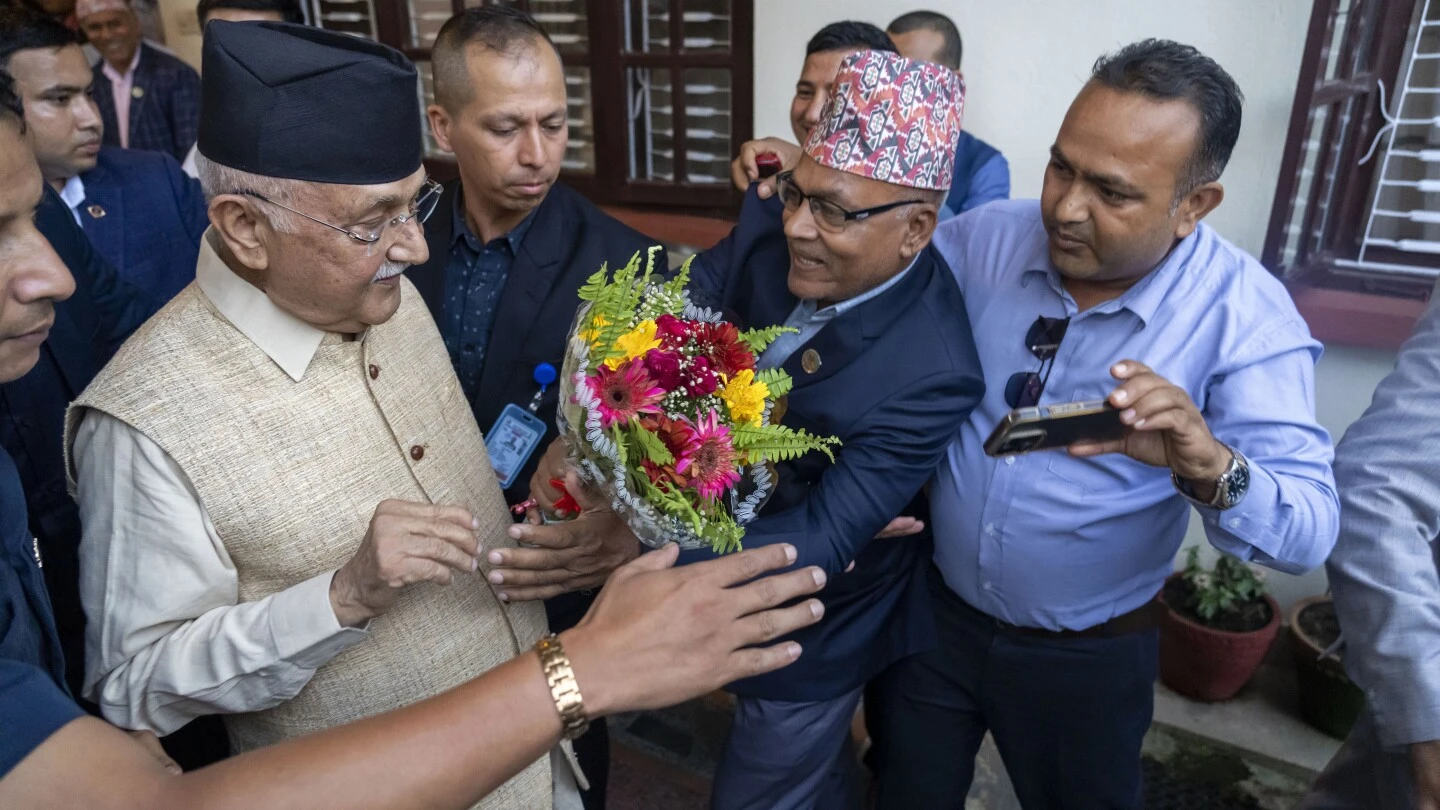 The leader of Nepal's largest communist party has been named the country's new prime minister