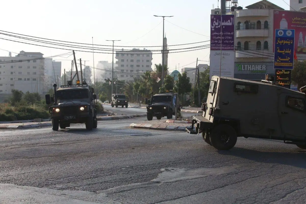 Israeli air strikes and ground raids on Jenin