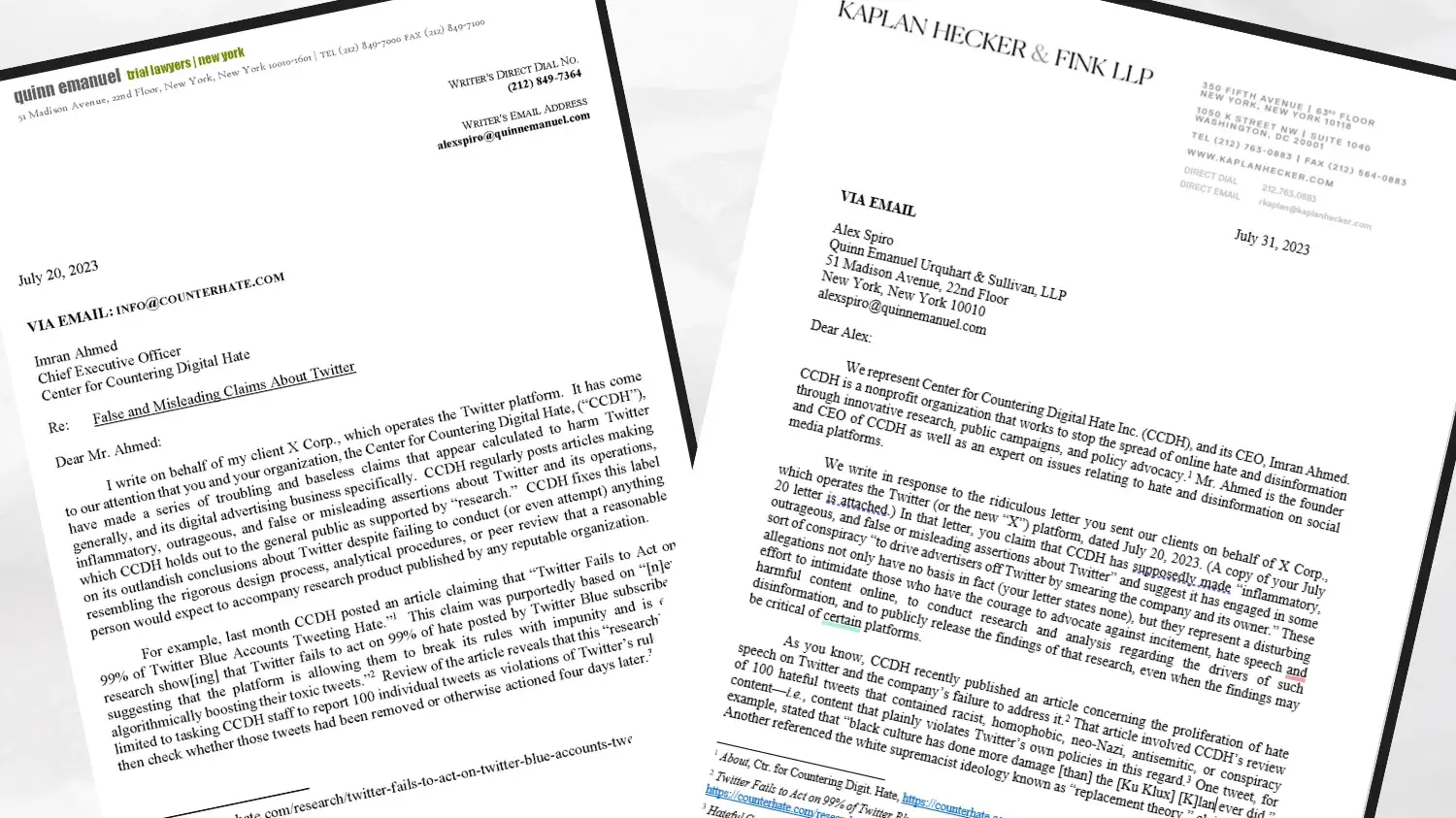 Letters from the lawyers: Musk threatens CCDH with brazen attempt to silence honest criticism. — Center for Countering Digital Hate | CCDH