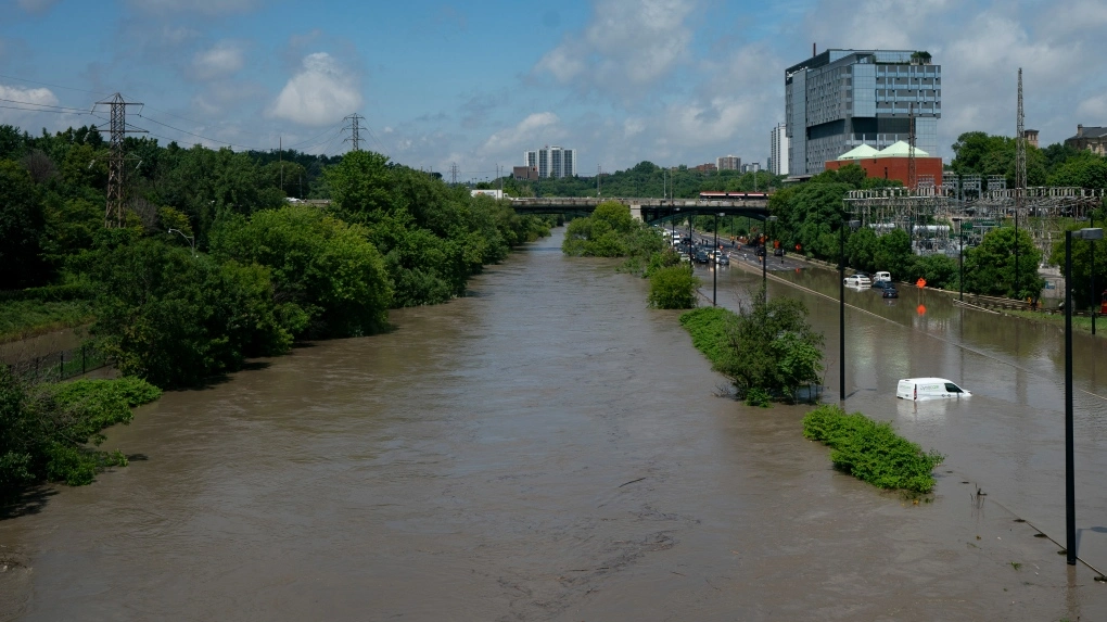 'Something you'd see in a hurricane:' Toronto saw more than a month's worth of rain in three hours