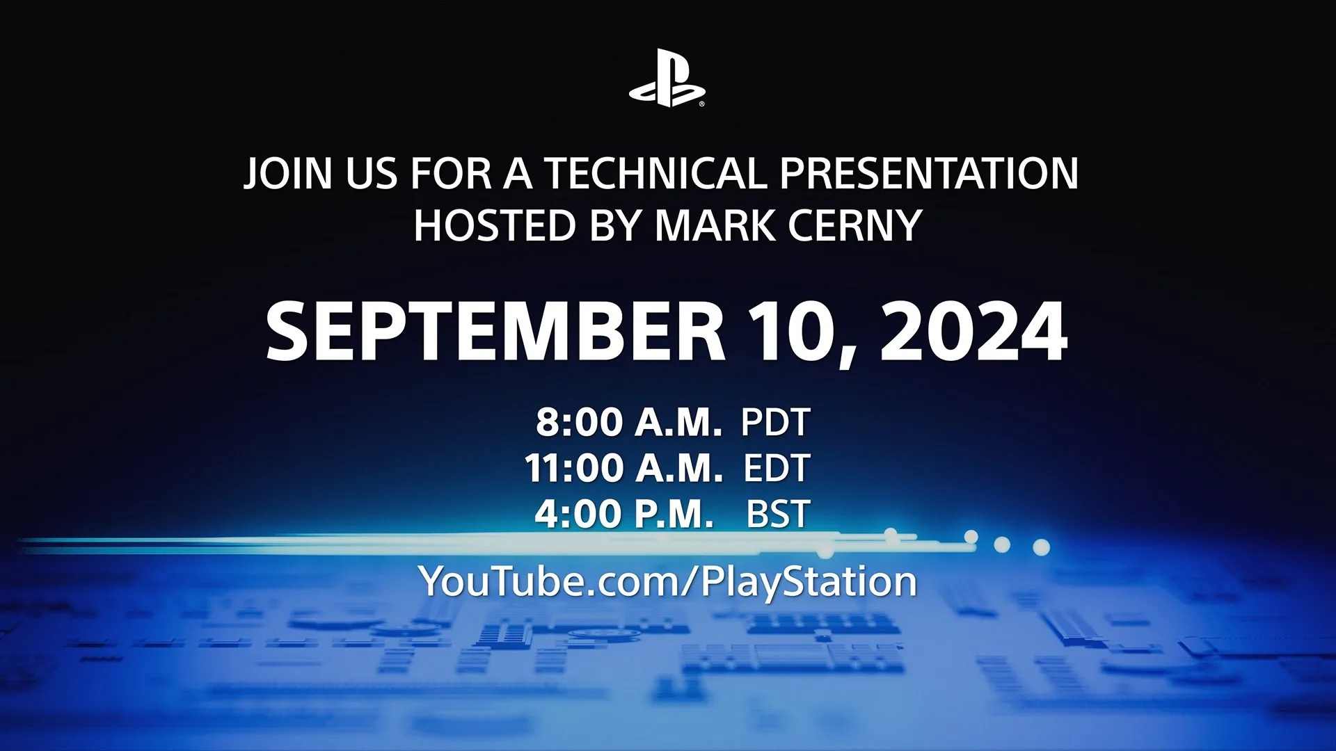 Tune in tomorrow for a PlayStation 5 Technical Presentation hosted by Mark Cerny