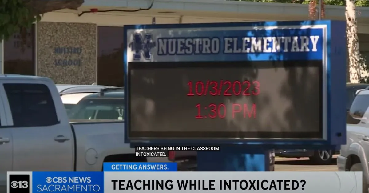 'Not illegal to teach drunk': 2nd grade teacher allegedly drunk in class won't be charged