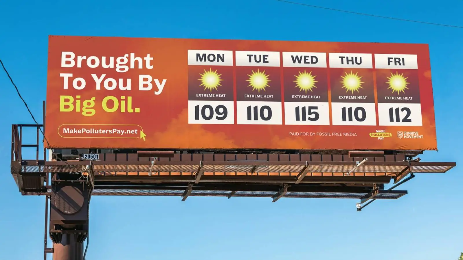 'Make Polluters Pay': Big Oil Slammed in Satirical US Billboards