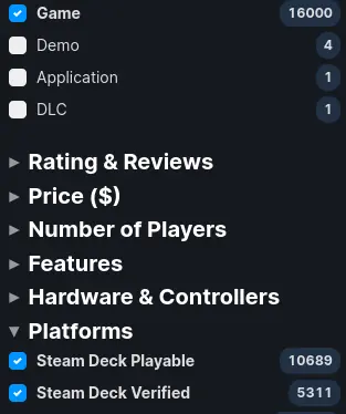 We Now Have 16,000 Steam Deck Verified/Playable Games To Play Through - Steam Deck HQ