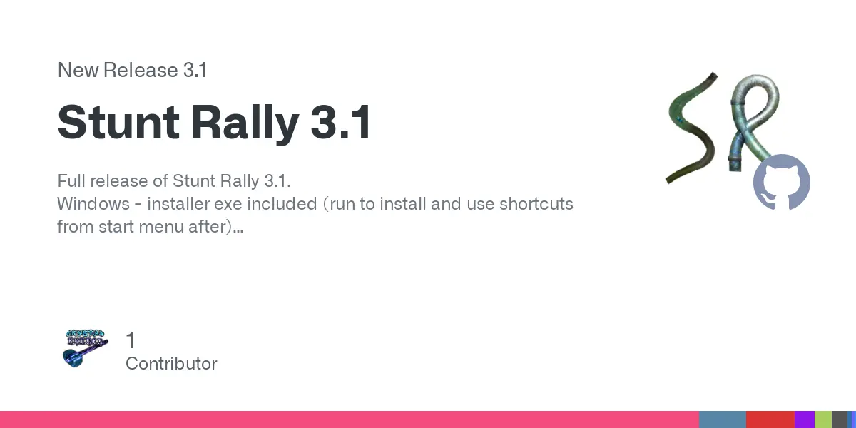 Release Stunt Rally 3.1 · stuntrally/stuntrally3