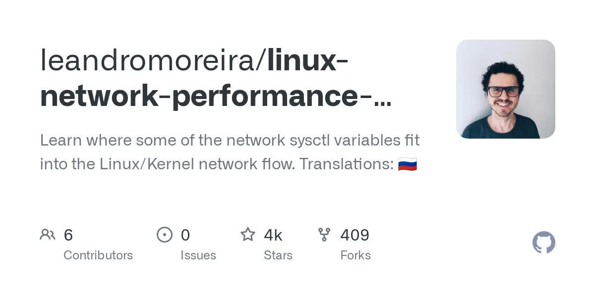 GitHub - leandromoreira/linux-network-performance-parameters: Learn where some of the network sysctl variables fit into the Linux/Kernel network flow. Translations: 🇷🇺