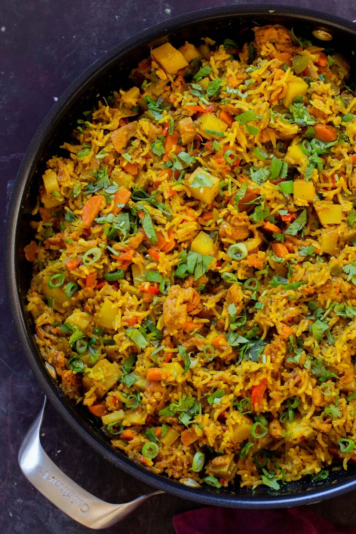 One Pot Jamaican Curry Rice