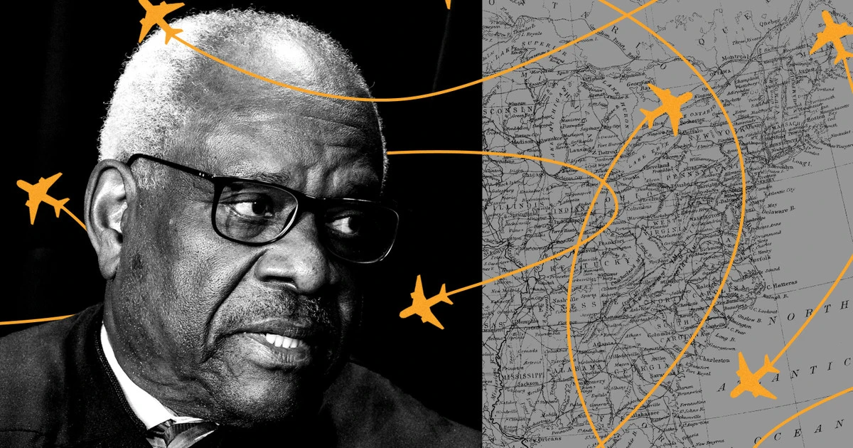 Clarence Thomas’ 38 Vacations: The Other Billionaires Who Have Treated the Supreme Court Justice to Luxury Travel