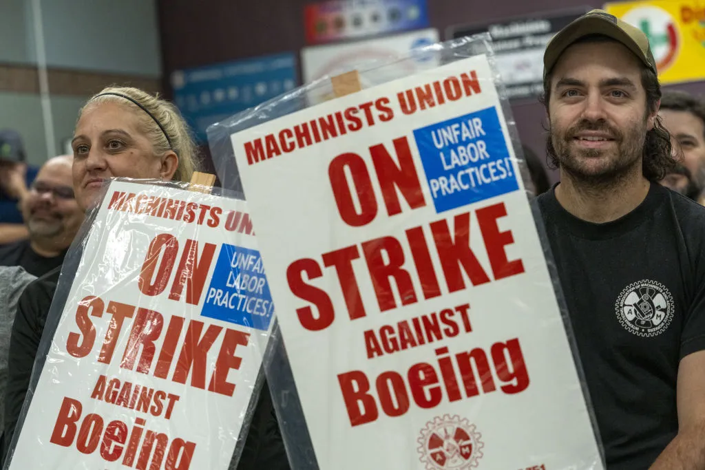 Boeing Machinists Are on Strike