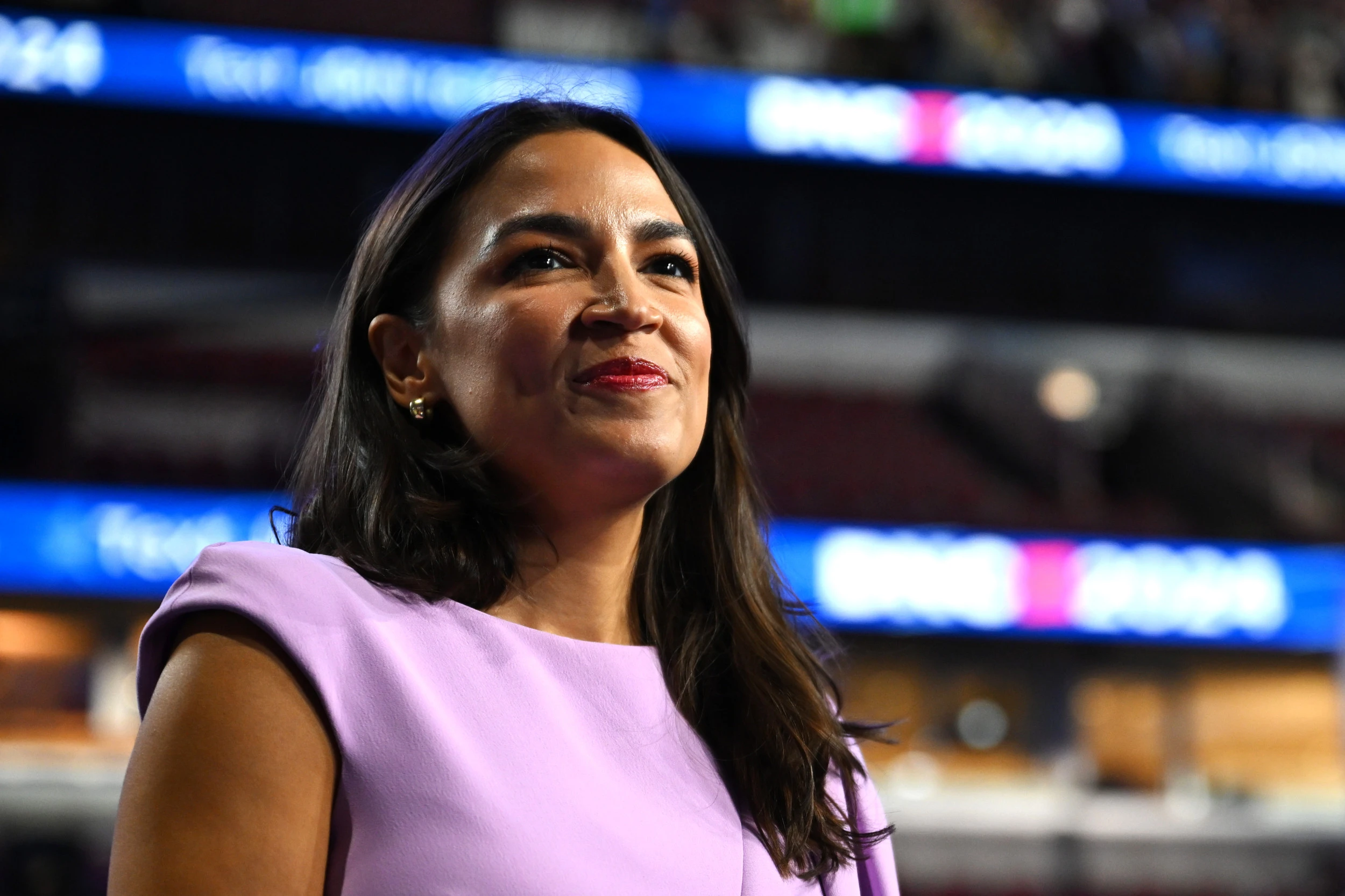 Donald Trump would sell US "for a dollar," AOC warns at the DNC