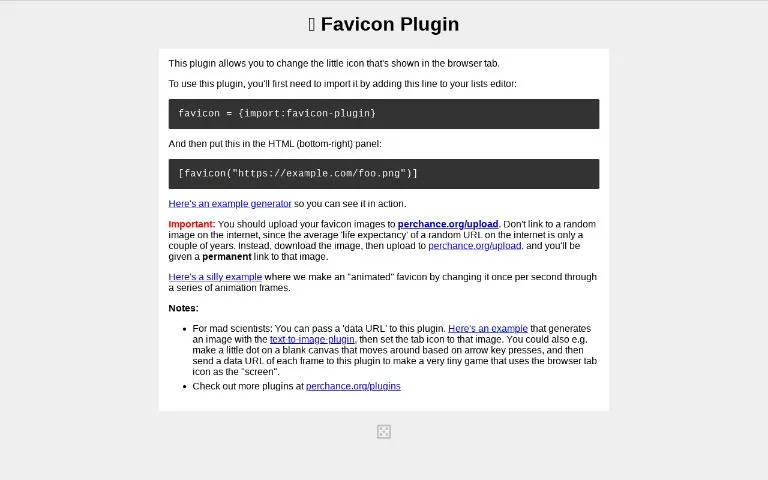 🖼️ Favicon Plugin