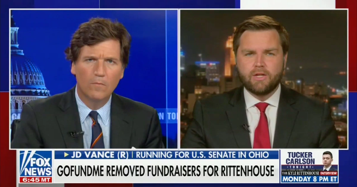 JD Vance Stands By Tucker Carlson Amid Hitler Controversy