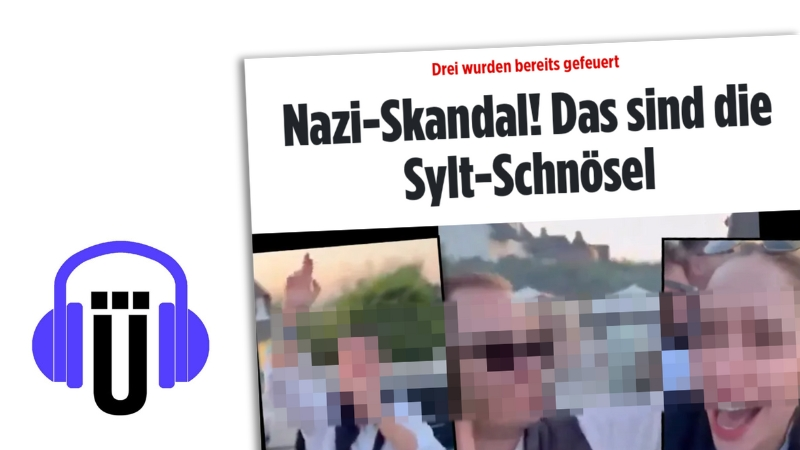 Dürfen Medien Leute, die Nazi-Parolen singen, an den Pranger stellen? | Übermedien