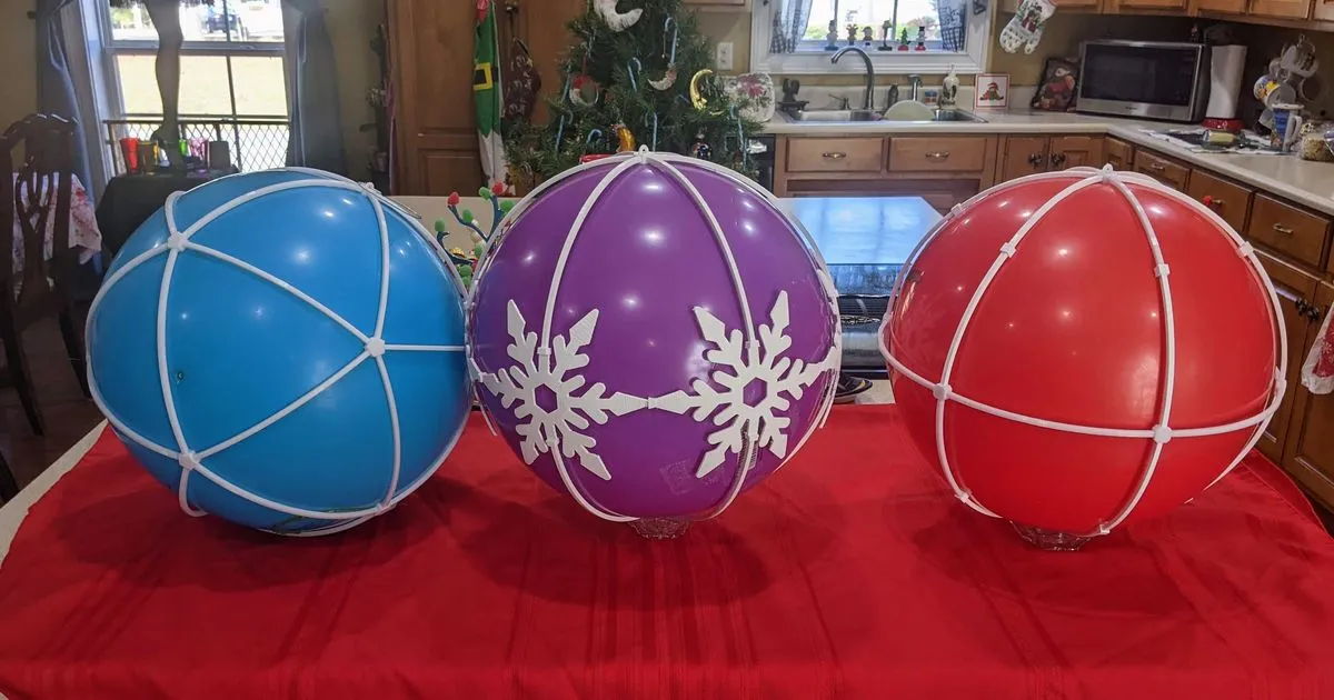 Oversize Framework Ornaments based on Playground Balls by Mark Hall | Download free STL model | Printables.com