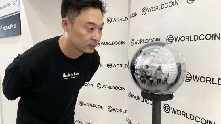 Why are people lining up for Worldcoin eyeball scans? “Easy $50”