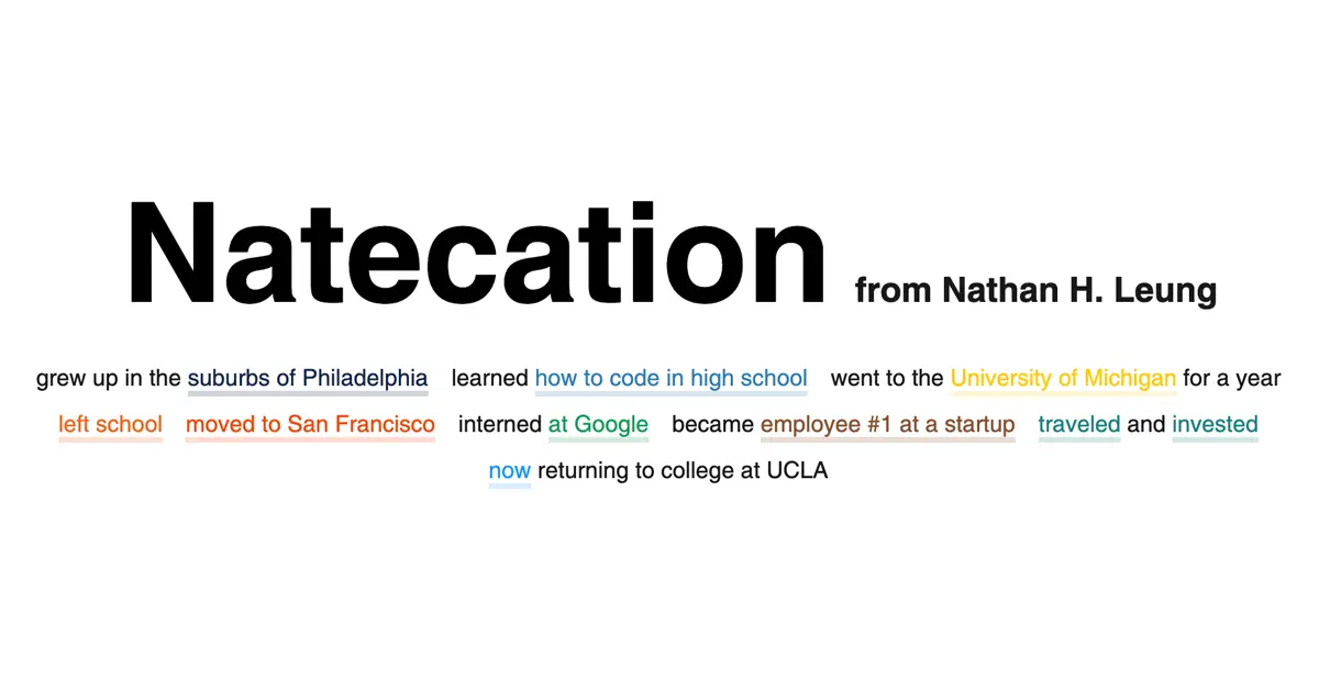 How I got $25,000 in debt · Life at the Margin · Natecation