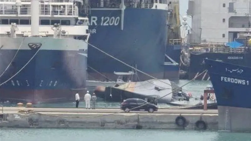 Iranian warship rolls over in port, could be out of action for six months | CNN