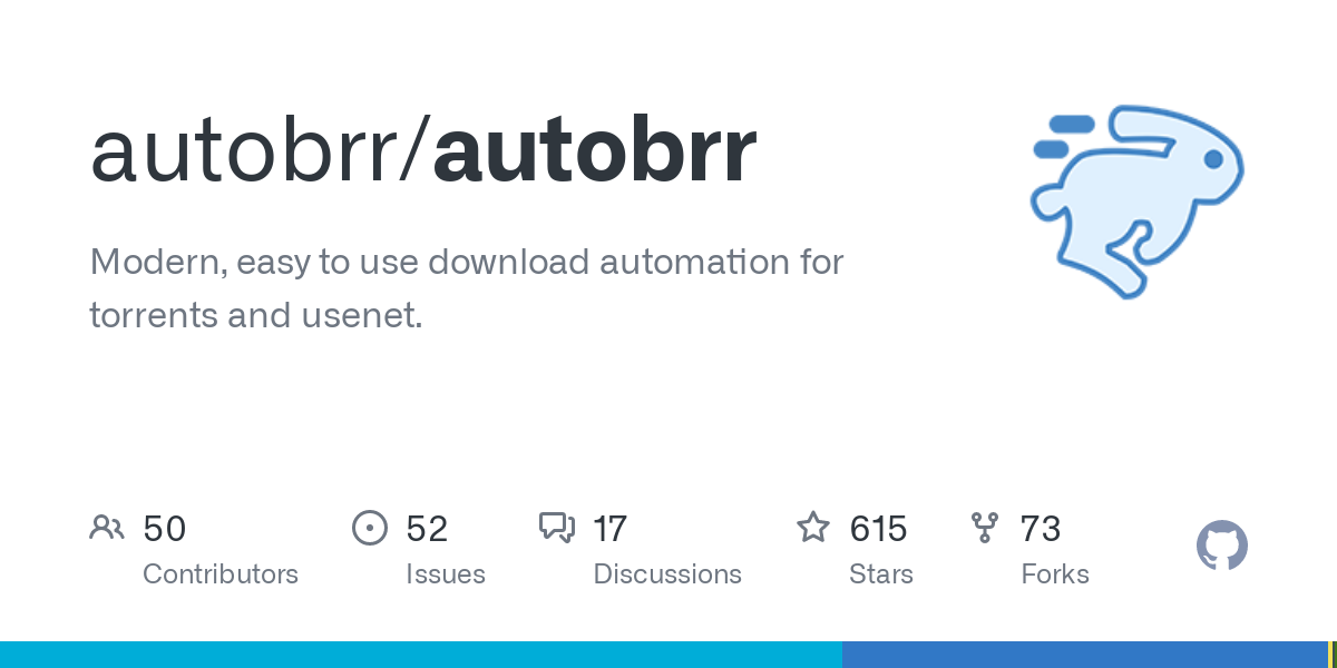 GitHub - autobrr/autobrr: Modern, easy to use download automation for torrents and usenet.