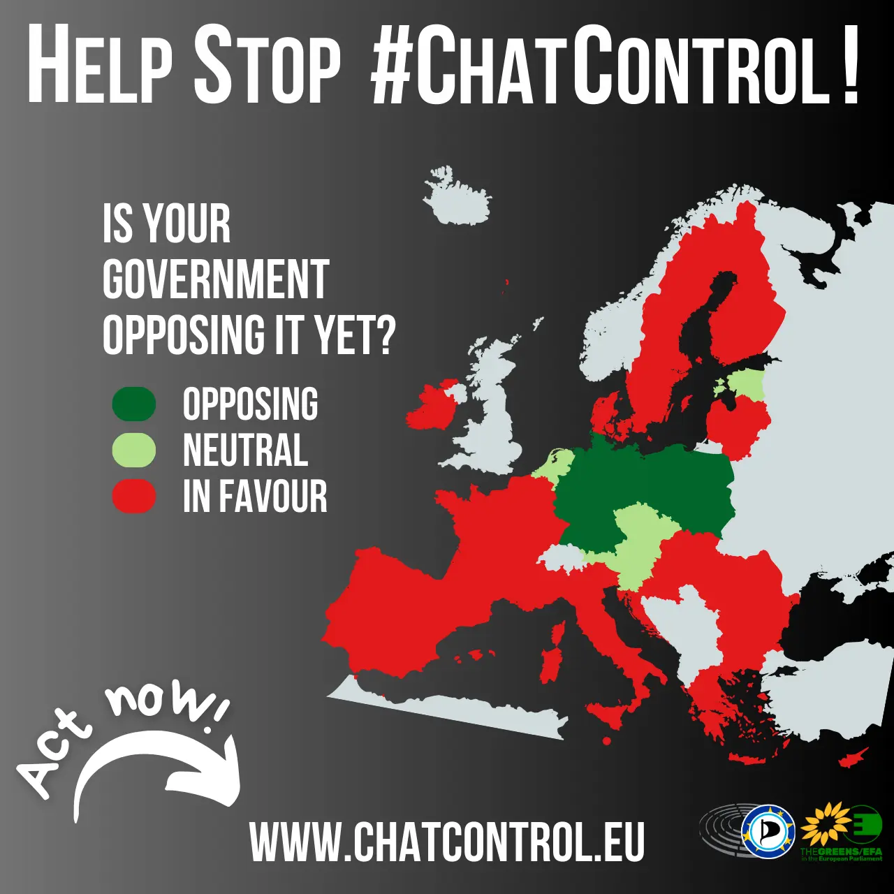 Take action to stop chat control now!