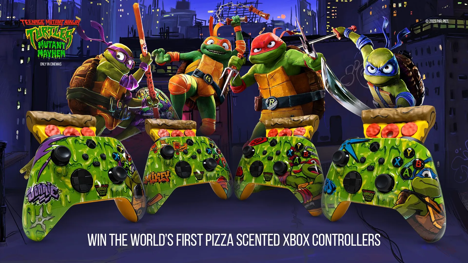 First Ever Pizza-Scented Xbox and TMNT: Mutant Mayhem Controller - Xbox Wire