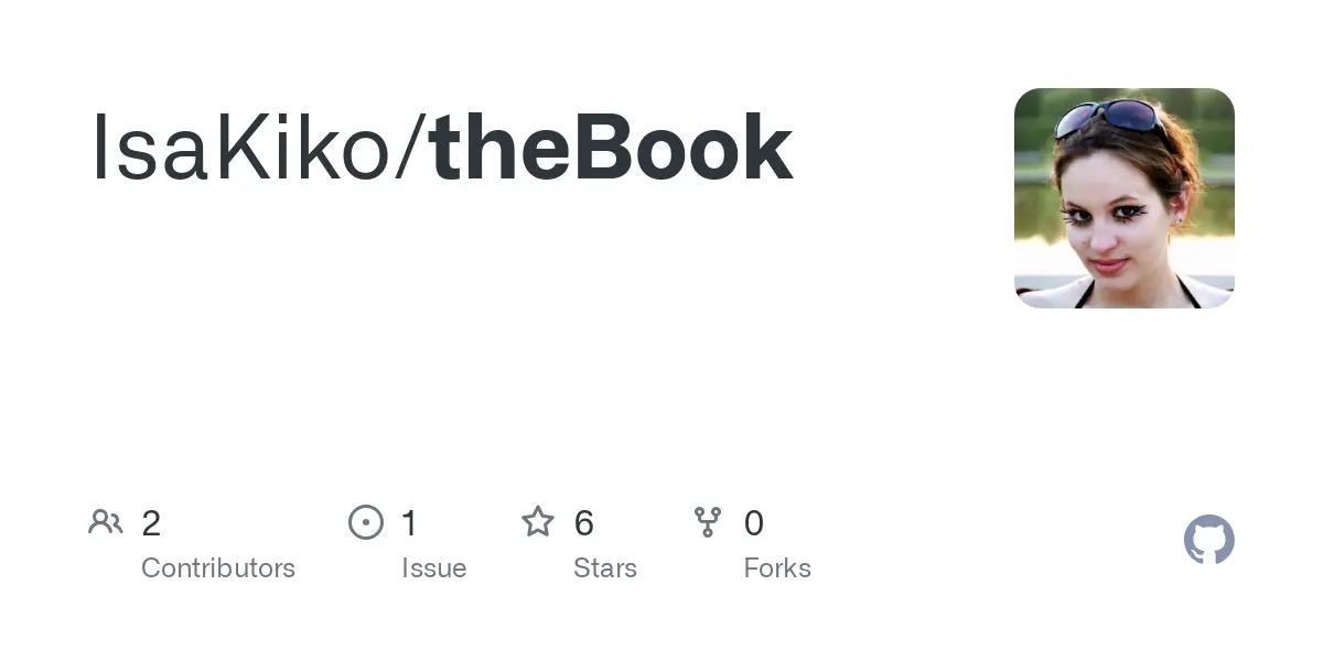 GitHub - IsaKiko/theBook