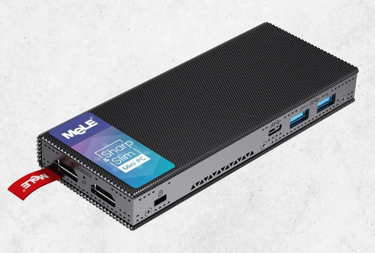 Fanless Intel N100 stick PC bundles Windows 11, 16GB RAM and 256GB eMMC into a tiny form factor