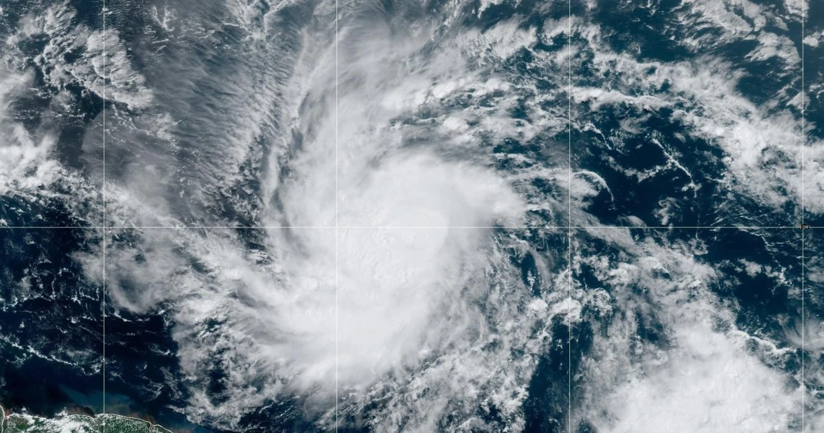 A terrifying hurricane is brewing in the Atlantic