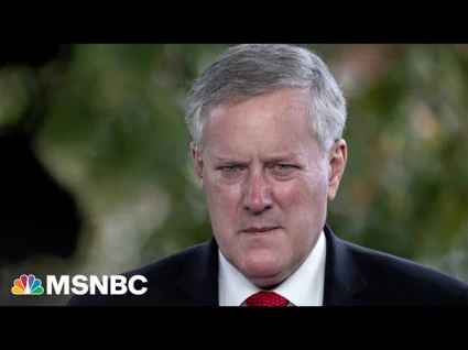 Is Mark Meadows Singing Like A Canary? Seems Like It